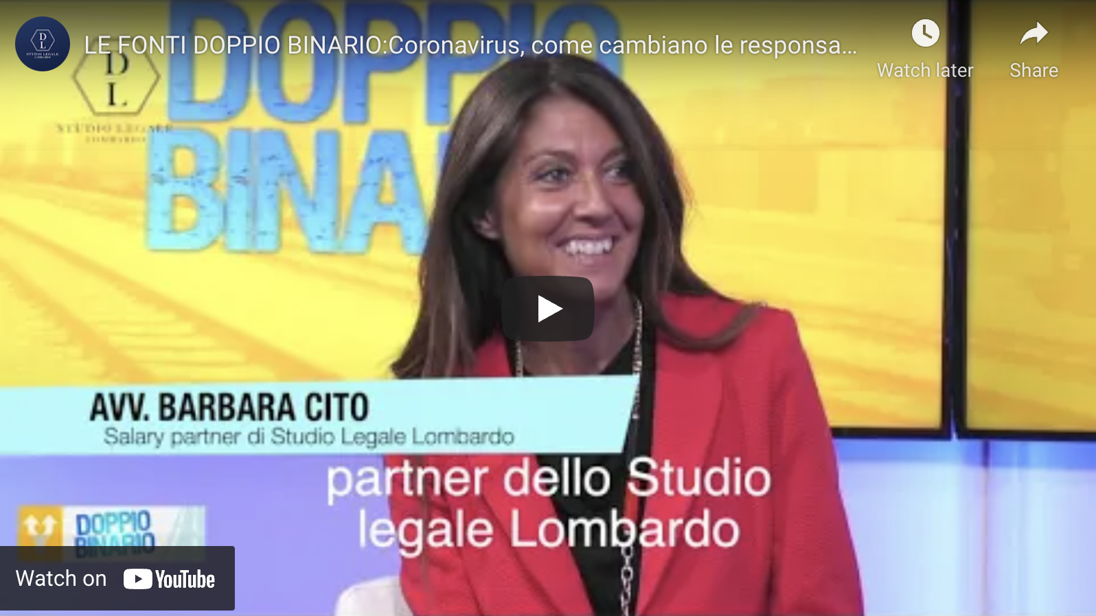 Le Fonti “Doppio Binario”: Coronavirus, come cambiano le responsabilità del datore di lavoro