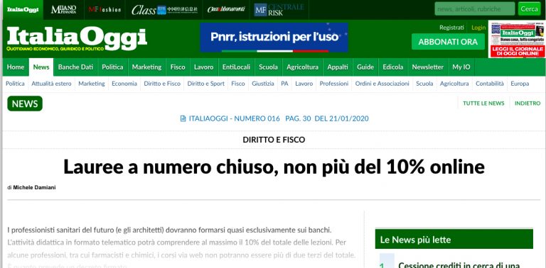Avvocati del futuro: numero chiuso all’accesso?